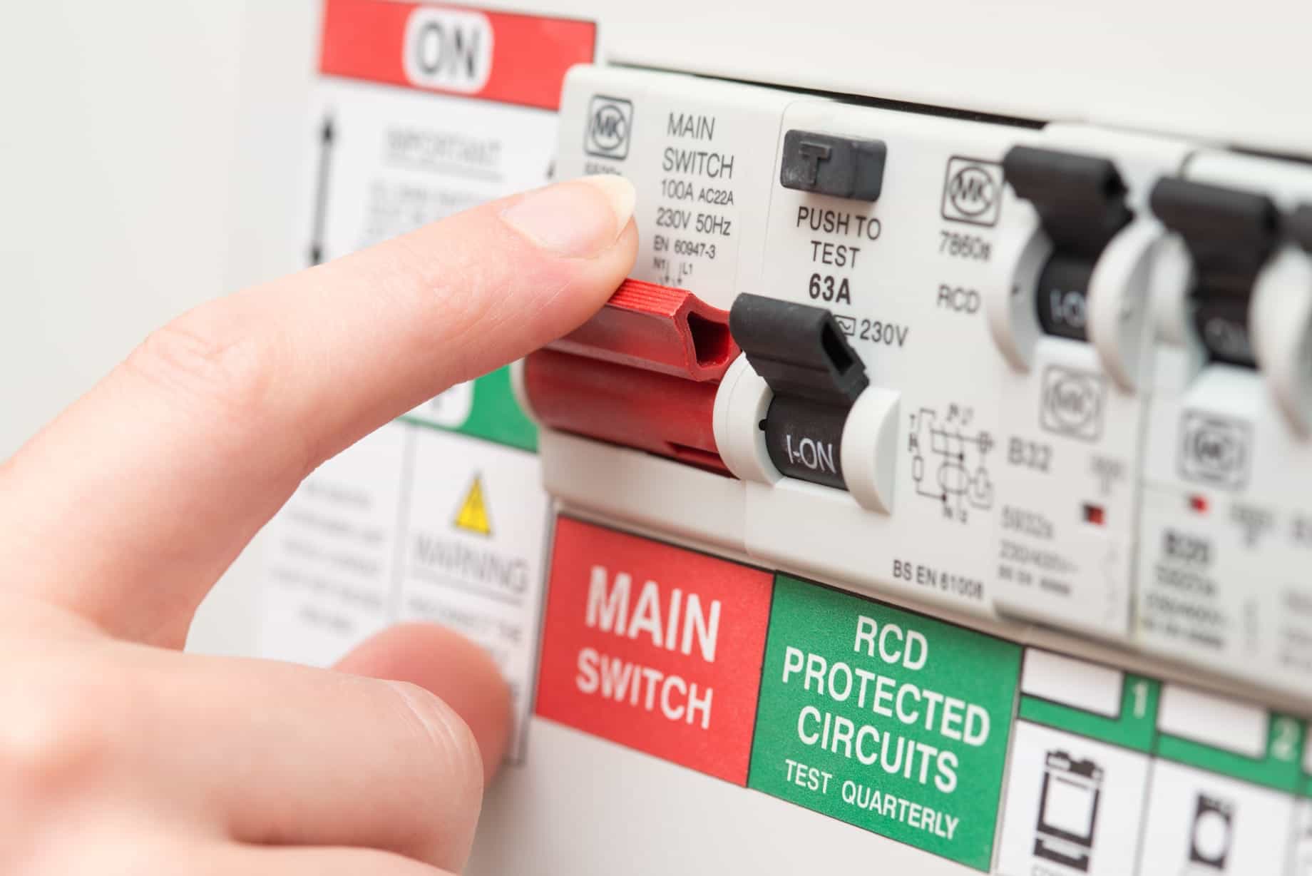 RCD protected consumer unit fitted by DH Electrical in Liverpool