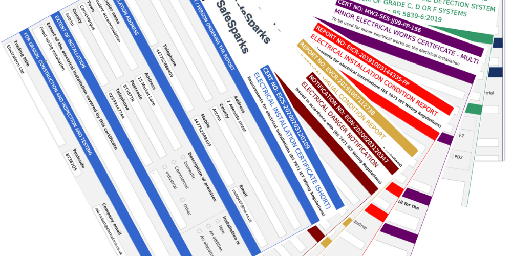 Understanding the Different Types of Electrical Certificates in the UK